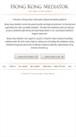 Mobile Screenshot of hongkongmediator.com